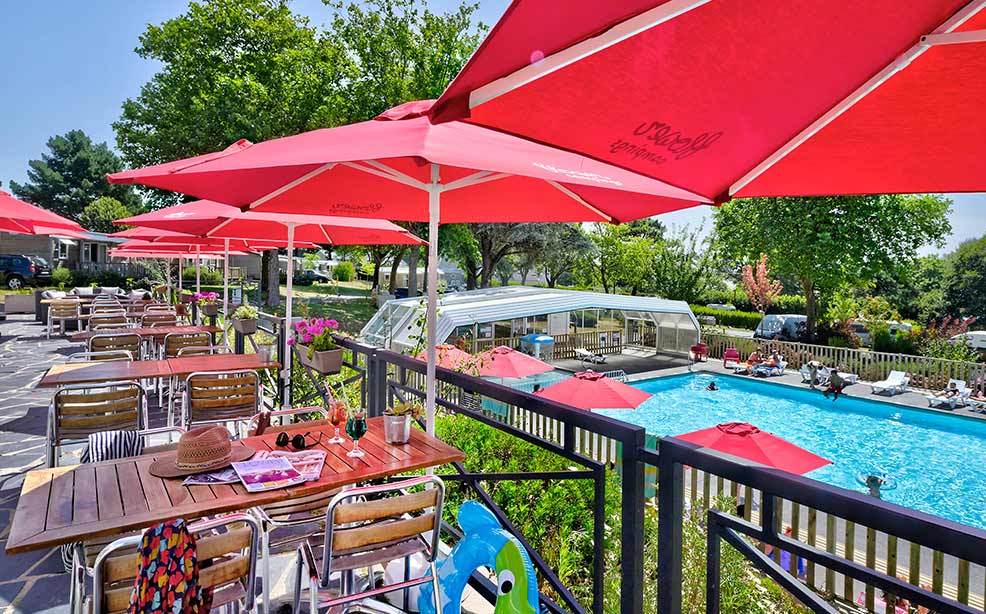 camping piscine terrasse vannes