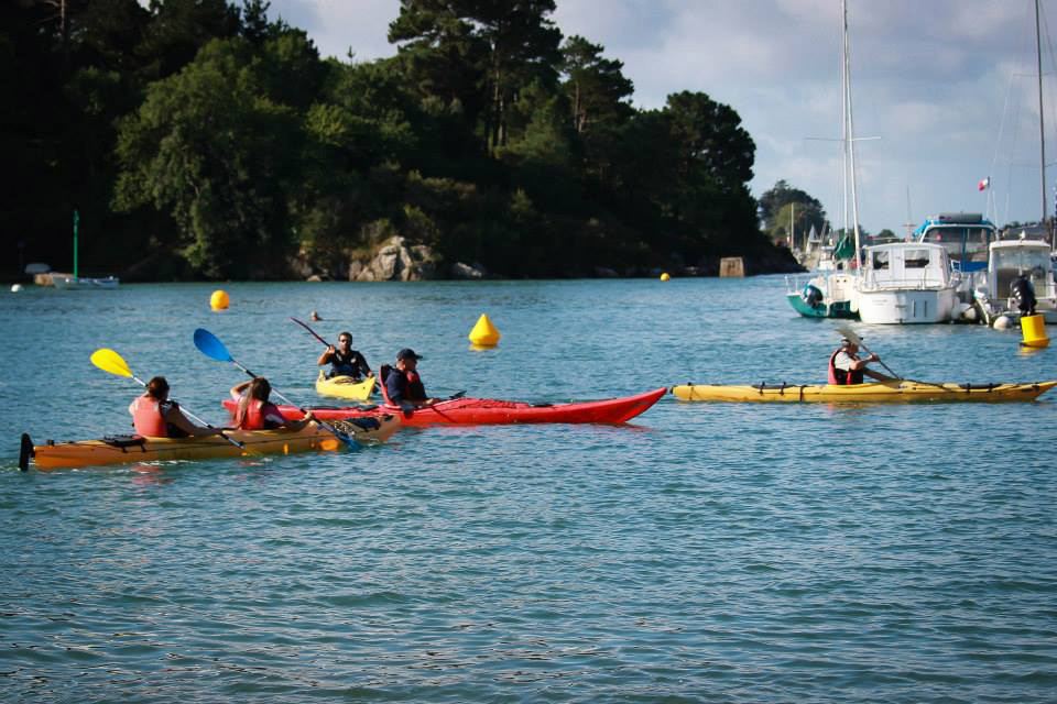 camping kayak morbihan